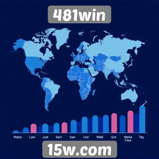 Estatísticas de acesso ao site 481win em diferentes regiões